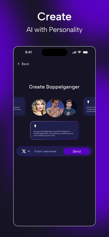Doppelgangers AI screenshot 2